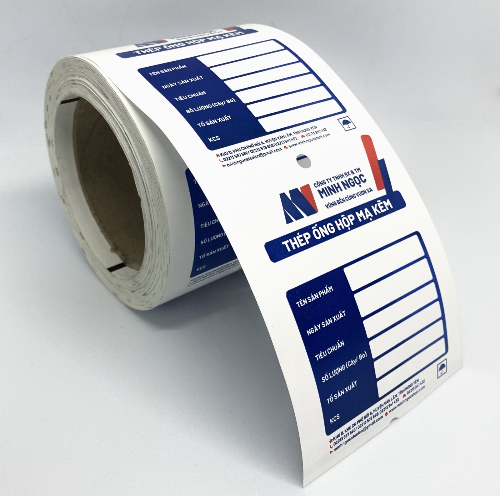 TEM NHÃN NGÀNH SẮT THÉP